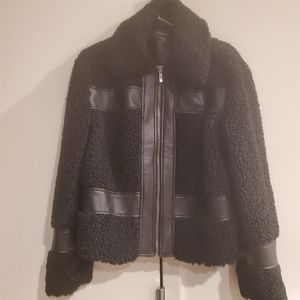Medium Jacket Sherpa & Faux Leather